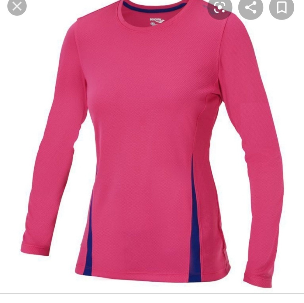 3x15 Saucony Ladies Faster Long sleeve Top Sz M